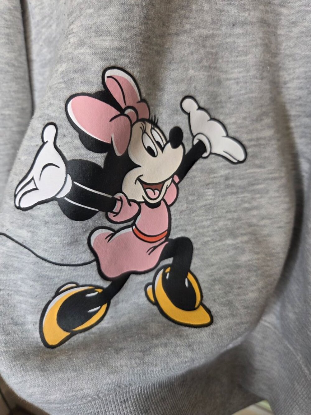 Disney Mickey & Friends Graphic Sweatshirt Gray XL Unisex Crewneck Casual Pullov - Picture 5 of 10